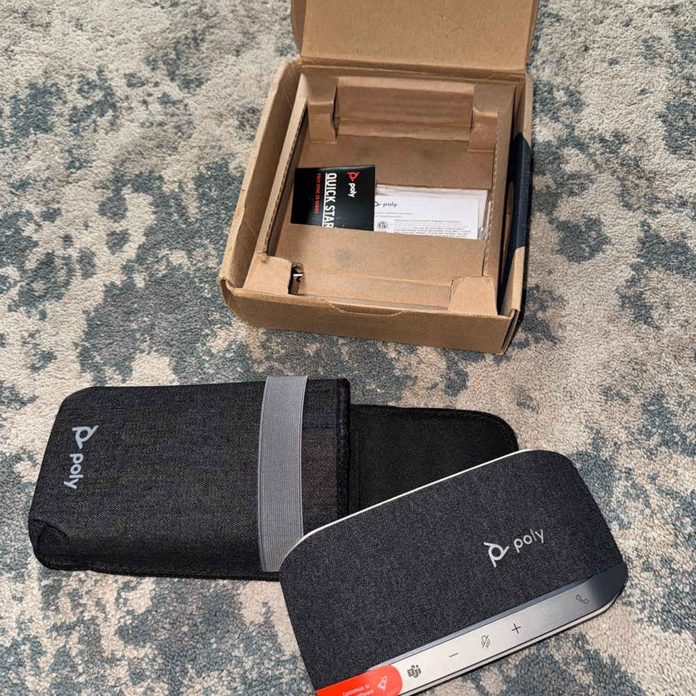 NEW Plantronics Poly Sync 20 Portable USB-A Speakerphone